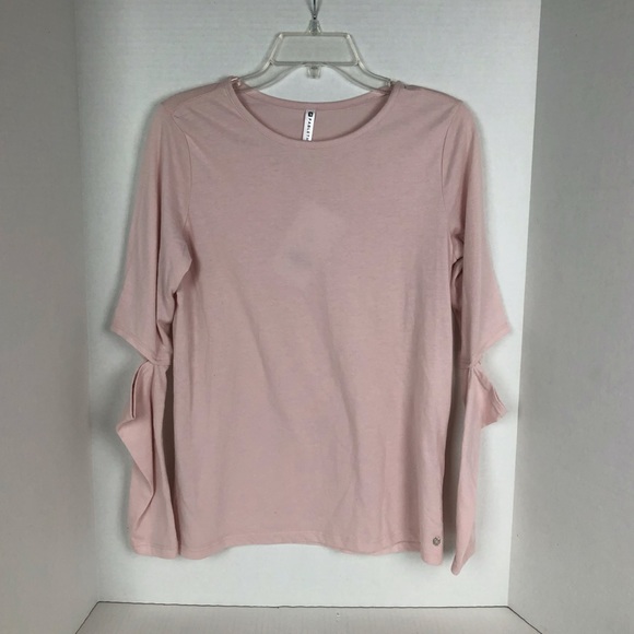 NWT Fabletics Alexa Long Sleeve Light Pink Jersey Holiday Gift for Her - Picture 4 of 6